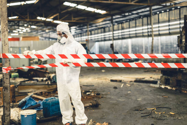 Professional Unattended Death Cleanup technician working in Yellow Springs, OH